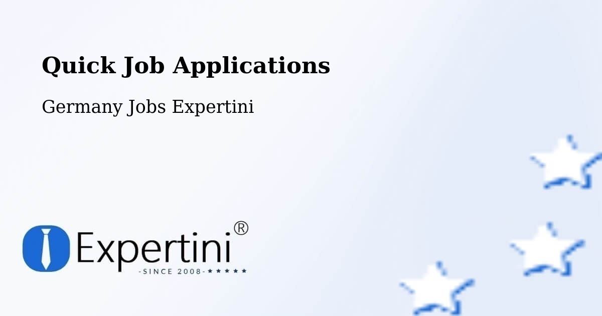 Quick Apply Feature – Mendig - Germany Jobs Expertini