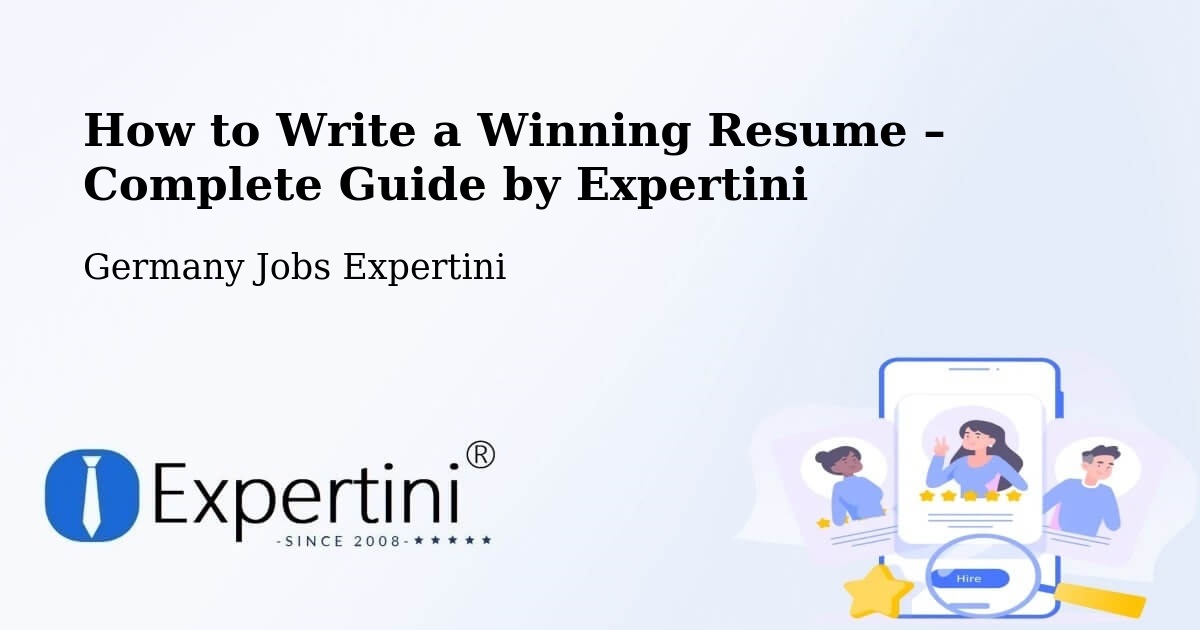 Resume Writing Guide for Job Seekers – Mendig - Mendig, Germany Jobs Expertini